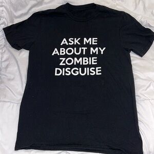 Funny Zombie Disguise Shirt